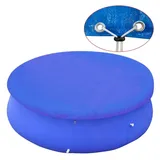 vidaXL Poolabdeckung blau 360-367 cm
