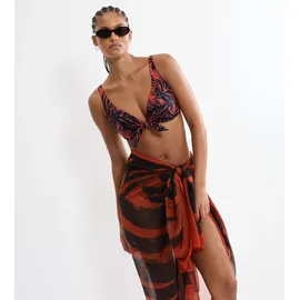 Triumph Bikini-Top Damen Braun/Schwarz 38 Cup F