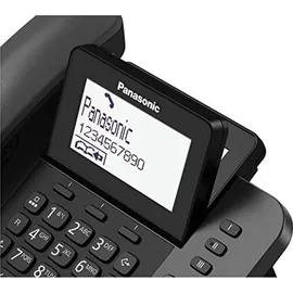 Panasonic KX-TGF320E, DECT-Telefon Anrufer-Identifikation Schwarz,