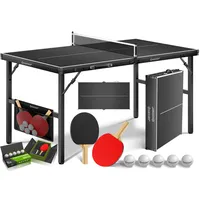 Kesser KESSER® Tischtennisplatte Mini mit Tischtennisschläger-Set, Tischtennisbällen und TT-Netz
