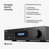 Auna Art22 Amplifier DAB+ BT HiFi-Verstärker DAB+/FM Radio Schwarz