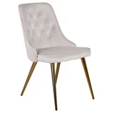 Livetastic Esszimmerstuhl Textil beige
