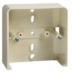 Elso 504110 Geräteträger leer 1fach für AP RENOVIERUNG perlweiß