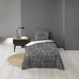 Douceur d'intérieur Elto grau 140 x 200 cm + 63 x 63 cm