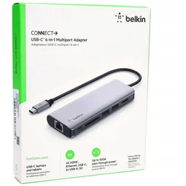 Belkin 6-in-1 USB-C Multiport Adapter