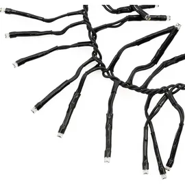 ECD Germany LED Cluster Lichterkette 700 LEDs Extra Warmweiß 8 Modi IP44 Innen/Außen Weihnachtsbeleuchtung Büschellichterkette