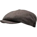 WEROR Schirmmütze Herren – Schiebermütze Flatcap Herrenmütze mit Schirm – Fischgrät - Mütze mit Baumwollfutter - WEROR-322.1 (56, 57, Cappuccino) - 56-57