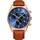 BERING - Armbanduhr - Herren - Classic - roségold glänzend - 10542-467 - Braun/Blau