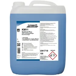 Langguth KM11 Spülmat Plus 10 L Spülmaschinenreiniger Spülmaschinenreiniger für hohe Wasserhärten