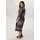 aniston plus Jerseykleid Midi Schwarz/Weiß 48