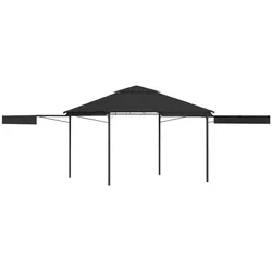 vidaXL Pavillon mit Doppelt Erweiterten Dächern 3x3x2,75 cm 180 g/m2