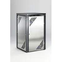 Proregal Robuster Mülltonnenschrank mit Deckel Gasdruckdämpfer | HxBxT 127x77x81cm