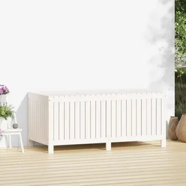 furnicato Gartentruhe 147 x 68 x 64 cm Weiß