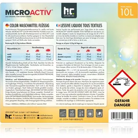 microactiv® 40x 10 L Color Waschmittel flüssig in Kanister