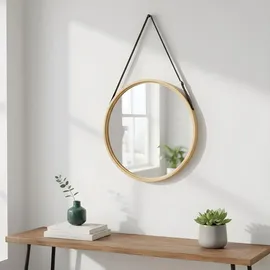 levandeo Spiegel 38 x 38 cm Beige