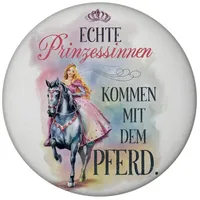 Speecheese Echte Prinzessinnen reiten Pferde Magnet - Prinzessin auf