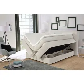 JOB Boxspringbett SIMONE, 160 x 200 cm - Waffelcord mit Bettkästen