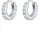 Elli Creolen Sparkling Weiß 925 Silber MPNR 1 Größe onesize