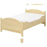 Erst-Holz Seniorenbett extra hoch Federholzrahmen 120x220 Massivholz Holzbett Einzelbett 60.40-12-220 FV M