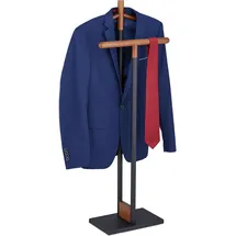 Relaxdays Herrendiener Freistehend Braun, Schwarz