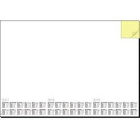 Sigel HO490 Schreibunterlage 3-Jahreskalender Weiß (B x H) 595mm