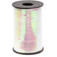 Partydeco Geschenkband Polypropylen Irisierend Rosa 5 mm x 225 m