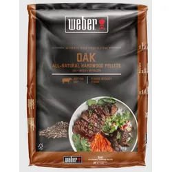 Weber Holzpellets 100 % natürlich Eichenholz 8 kg