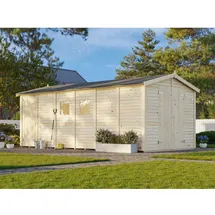 Palmako Dan 2,73 x 5,50 m Hellgrau