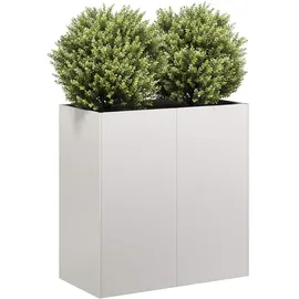 vidaXL Pflanzkübel 200 x 80 x 40 cm Weiß
