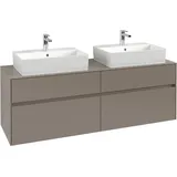 Villeroy & Boch Waschtischunterschrank 160 x 54,8 x 50 cm Black Oak