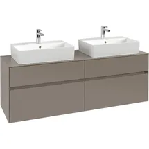 Villeroy & Boch Waschtischunterschrank 160 x 54,8 x 50 cm Black Oak