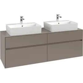 Villeroy & Boch Waschtischunterschrank 160 x 54,8 x 50 cm Black Oak