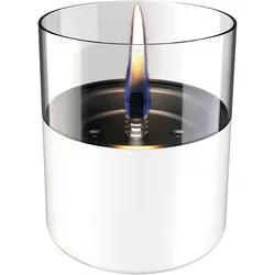 Tenderflame - Tenderflame-Laterne - Paarl-Kerze. Schwarze Outdoor-Kerze, wiederaufladbar mit spezieller TenderFuel-Flüssigkeit