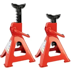 Grafner® Unterstellbock Set 2T KFZ Böcke Set - 2000 kg höhenverstellbar