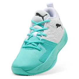 Puma Court Pro 3 Mid Basketballschuhe 313830-04 White/Black/Elektro Aqua, Schuhgröße:43 EU
