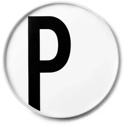 Design Letters - AJ Porzellan Teller P