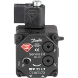 Danfoss Ölbrennerpumpe BFP 21 L3, 2400-3600 n, links, 24 I/h, 1-stufig, mit Magnetventil,