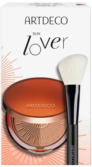 Bronzing Powder Set = Bronzing Compact Powder 10 g + Blusher Brush