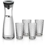 WMF Wasserkaraffe Set 0,1 l 4 Gläser