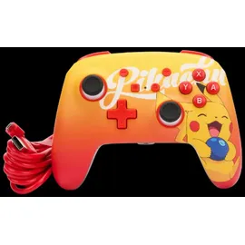 PowerA 1522784-01 Gaming-Controller Orange, Rot USB Gamepad, Analog Nintendo Switch - Oran Berry Pikachu, (Nintendo), Gaming Controller für Neu OVP