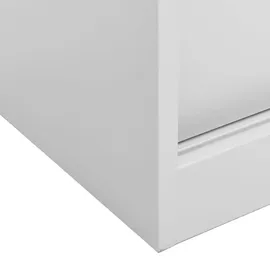 vidaXL Aktenschrank 90x40x90 cm grau