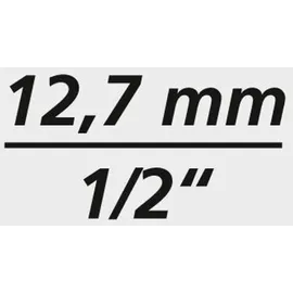 HAZET Druckluft-Schlagschrauber Werkzeugaufnahme: 1/2\ (12.5 mm) Außenvierkant Drehmoment