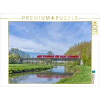 Calvendo Puzzle Eisenbahnbrücke zwischen Baal und Brachelen 1000 Teile