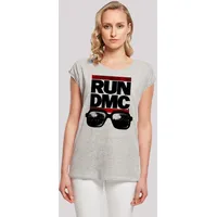 F4NT4STIC Extended Shoulder T-Shirt Run DMC Glasses NYC in