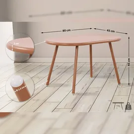 CLP Couchtisch Velva terracotta