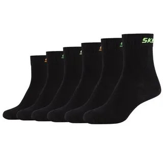 SKECHERS Socken Mesh Ventilation 6er Pack 27/30 black - 27-30