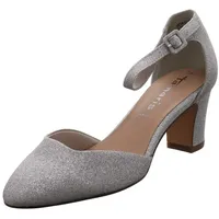 TAMARIS Pumps Damen, silber, Gr. 36 EU