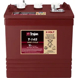 Trojan T-145 6V 260Ah Deep Cycle Traktionsbatterie ELPT-Anschluss