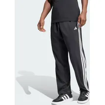 adidas Essentials 3-Stripes Stanford Lite Woven Tapered Open Hem Jogginghose Black/White M