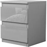 Hti-Living Nachtschrank Kenji 33 x 32 x 41 cm Hochglanz